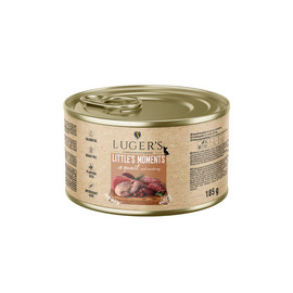 Luger's Little's Moments Wet Dog Food for Small Breeds with Quail and Cranberries, 185 g