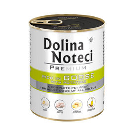 Dolina Noteci Premium Wet Dog Food, Rich in Goose with Potatoes, 800 g Can