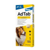 Elanco AdTab Tablet for Dogs: Protection against fleas and ticks; for dogs weighing 22 to 45 kg