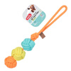 Zolux Dog Toy - Twist 3-Ball Rope Tug Toy, 42 cm