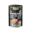 Super Rafi Cat Wet Food for Spayed or Neutered Cats with Guinea Fowl and Duck Hearts, 400 g