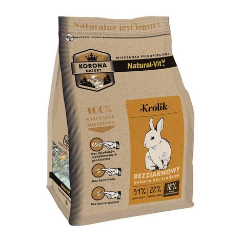 Certech Rabbit Food Korona Natury Mix - Rabbit 750g