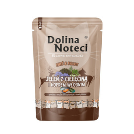 Mokra karma dla psa Dolina Noteci Superfood kaczka i przepiórka puszka 800 g