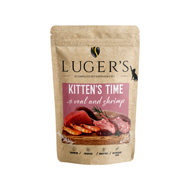 Luger’s Kitten’s Time Wet Food for Kittens with Veal and Shrimp, 85 g
