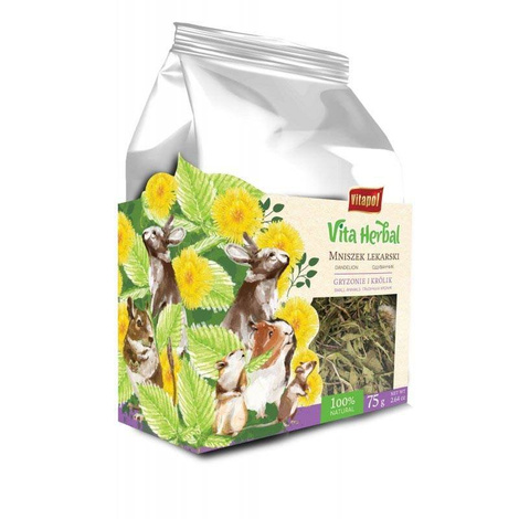 Vitapol Vita Herbal Treat for Rodents and Rabbits: Dandelion, 75 g