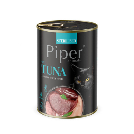 Piper Animals Sterilised Wet Cat Food with Tuna, 400 g