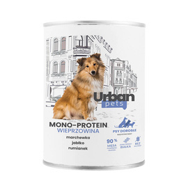 Over Zoo Urban Pets Mono Protein Wet Dog Food with Pork, 800 g