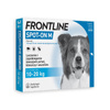 Frontline Spot-on Spot-on Solution for Dogs Against Fleas and Ticks, Size M, 3 pipettes, 1.34 ml