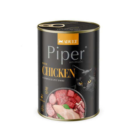 Piper Animals Wet Cat Food with Chicken, 400 g