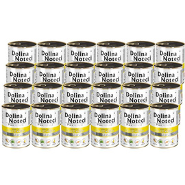 Dolina Noteci Premium Wet Dog Food, Rich in Chicken, 24 x 400 g Set