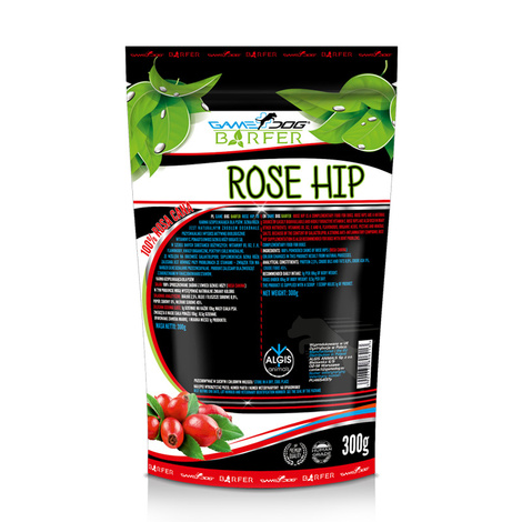 Game Dog Barfer Rose Hip Wild Rose Dietary Supplement for Dogs 300 g
