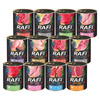 Rafi Wet Dog Food, Mixed Flavors, 12 x 800 g Set