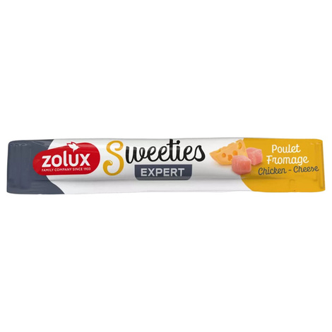 Zolux Sweeties Creamy Dog Treat with Chicken and Cheese, 1 piece. 14 g