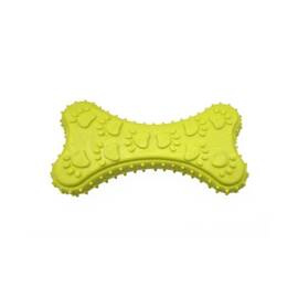 Cooper &amp; Pals Dog Teether with Nubs, Yellow, 10 cm