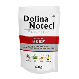 Dolina Noteci Premium Wet Dog Food, Rich in Beef, 500 g pouch