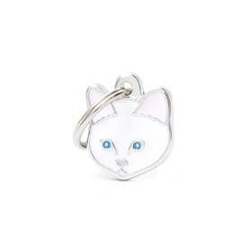 European Cat ID Tag with Engraving