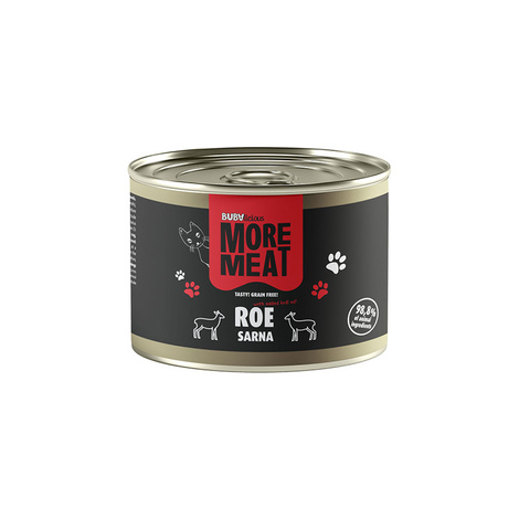 BUBAlicious Wet Cat Food, Venison, 185 g