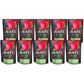 Rafi Wet Dog Food with Venison, 10 x 300 g Pack