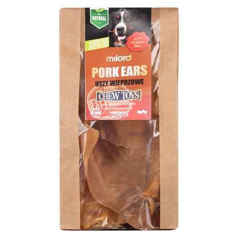 Milord Dog Treats: Pork Ears (2 pieces)