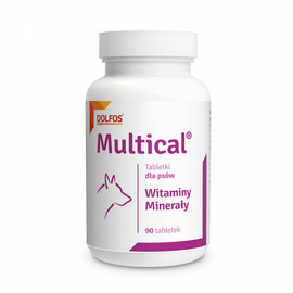Dolfos Dolvit Multical Dietary Supplement: Vitamin Complex for Dogs, 90 tablets