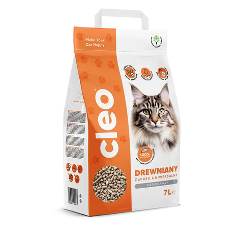 Cleo Wooden Cat Litter, 7 L