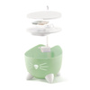 Pixi Fountain Combo: 2.5-liter green cat water fountain set + bowl + free pack of CH-7216 filters