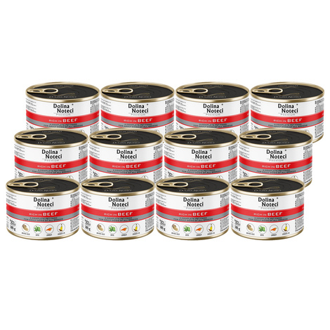 Dolina Noteci Premium Wet Dog Food, Rich in Beef, 400 g Can