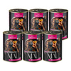 MAU Pâté and Fillet Wet Cat Food for Spayed/Neutered Cats—Goose with Rabbit and Raspberries, 6 x 400 g Set