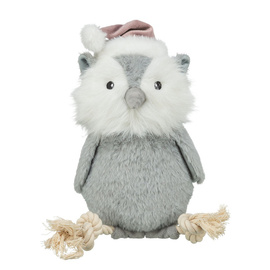 Trixie Xmas Plush Christmas Toy for Dogs with Sound: Owl with String, 31 cm