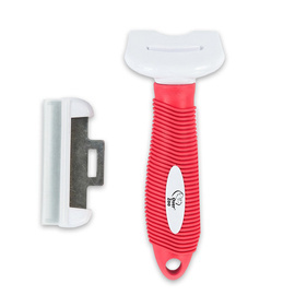 Over Zoo Shedding Comb for Removing Undercoat and Dead Hair for Dogs and Cats, Size M