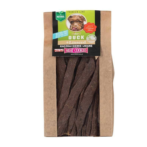 Milord Dog Treats with Duck and Flaxseed, 80 g