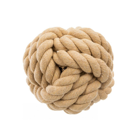 Trixie Be Nordic Dog Toy - Rope Ball, 13 cm