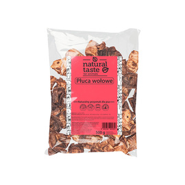 Natural Taste Natural Dog Treats: Beef Lung Chews, 500 g