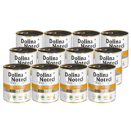 Dolina Noteci Premium Wet Dog Food, Rich in Duck and Pumpkin, 12 x 800 g Set