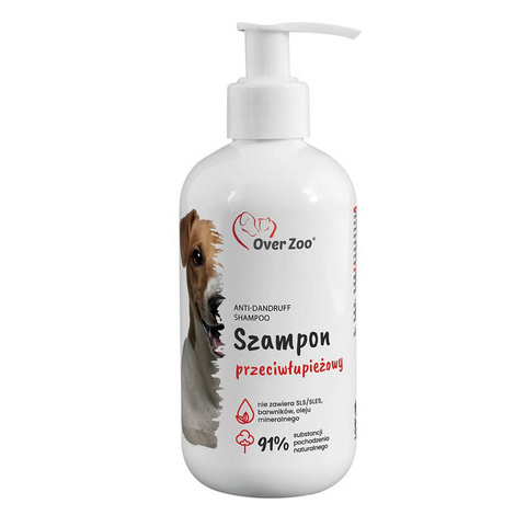 Over Zoo Anti-Dandruff Dog Shampoo, 250 ml