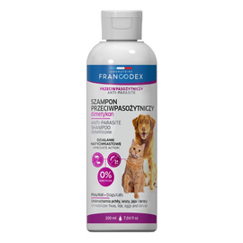 FRANCODEX Anti-Parasite Shampoo for Dogs and Cats, with Dimethicone, 200 ml