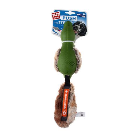 GiGwi Green Squeaky Duck Dog Toy