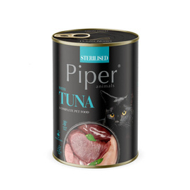 Piper Animals Sterilised Wet Cat Food with Tuna, 400 g