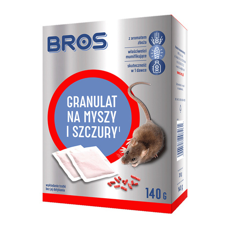 Bros Granules for Mice and Rats, 140 g