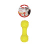 Camon Squeaky Dumbbell Dog Toy Teether, 10 cm