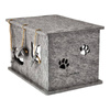 Dolina Noteci Gray Felt Cat House, 32 x 37 x 54 cm