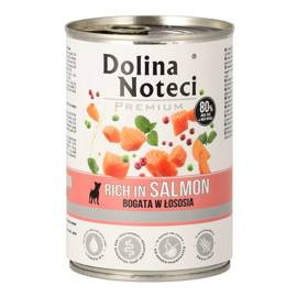 Dolina Noteci Premium Wet Dog Food, Rich in Salmon, 400 g Can, LIMITED EDITION