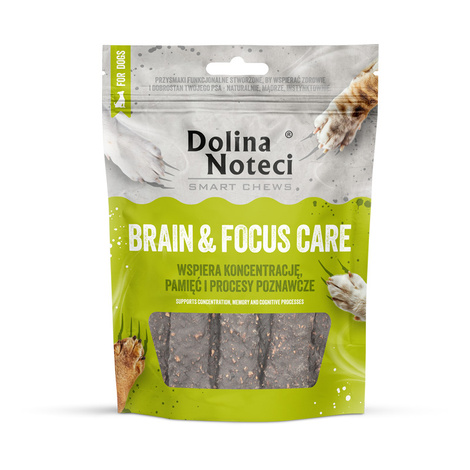 Dolina Noteci Smart Chews Brain & Focus Care Functional Dog Chews to Support Memory and Concentration, 7-pack