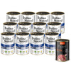 Dolina Noteci Premium Wet Dog Food, Rich in Cod with Broccoli, 12-pack (400 g each) + Free Piper Animals with Duck and Pear (400 g)