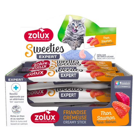Zolux Sweeties Przysmak kremowy dla kota z tuńczykiem i łososiem 14 g