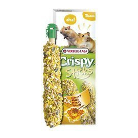 2 Versele Laga Crispy Sticks Honey for Hamsters and Gerbils, 110g