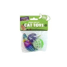 Cat Toy Set - Mouse and Balls