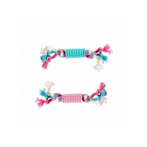 DUVO+ TPR Toy: Pastel-Colored Tube and Rope, 20 cm