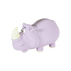 Zolux El Rino Purple Latex Dog Toy, 16.5 cm