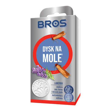 Bros Lavender Clothing Moth Repellent Disk, 1 pc.